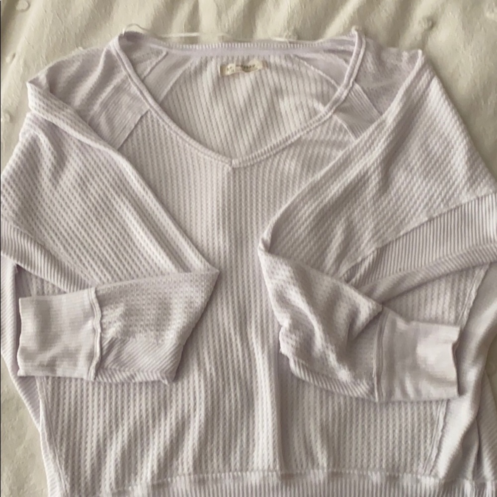 Free People/We the Free Waffle Knit top